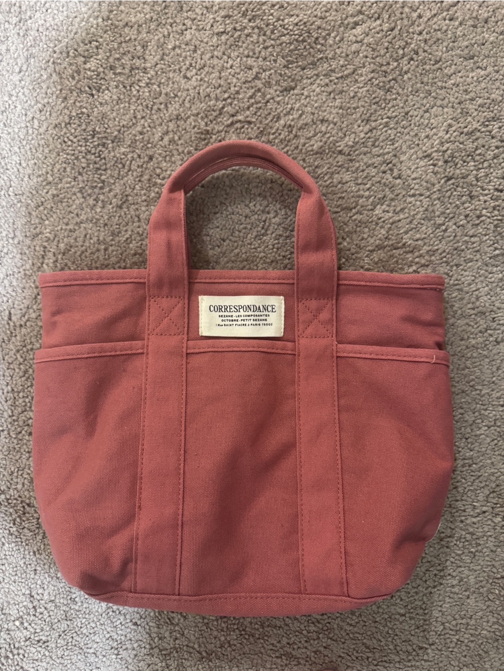 Sézane Correspondence Canvas Bag